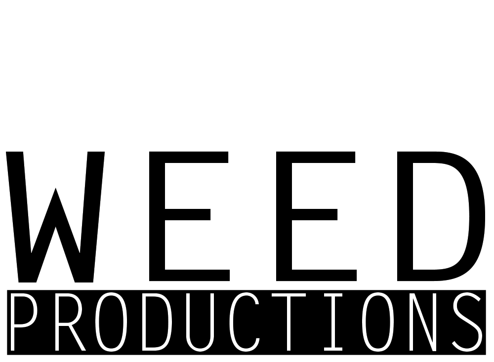 Weed productions logo invertido